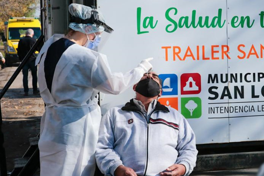 Covid-19: Muni de San Lorenzo despleg&oacute; otro operativo masivo de testeos. Este en barrio Villa Felisa